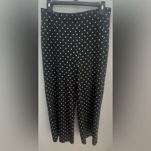 Jules & Leopold Black Polka Dot A-Line Skirt